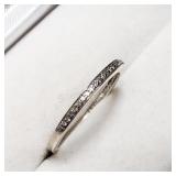 Sterling Silver, Diamond Ring