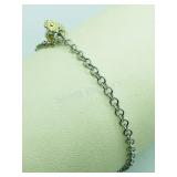 Sterling Silver, Diamond Bracelet