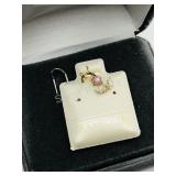 10K Yellow Gold, Cubic Zirconia Pendant