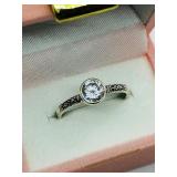 Sterling Silver, Cubic Zirconia Ring