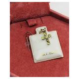10K Yellow Gold, Peridot Pendant