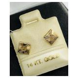 14K Yellow Gold Earrings