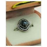 Silver, Labradorite Ring