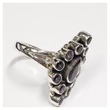 Sterling Silver, Amethyst Ring