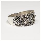 Sterling Silver, Marcasite Ring