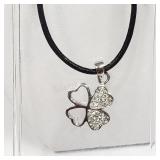 Sterling Silver, Cubic Zirconia Necklace
