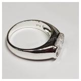 Sterling Silver, Cubic Zirconia Ring