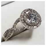 Sterling Silver, Cubic Zirconia Ring