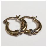 9K Gold-Plated Sterling Silver Earrings