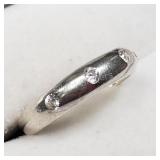 Sterling Silver, Cubic Zirconia Ring