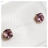 10K Yellow Gold, Tourmaline Earrings