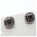 Sterling Silver, Mystic Topaz Earrings