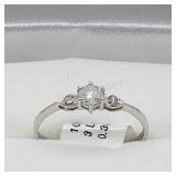 14K White Gold, Diamond  Ring
