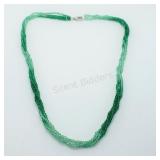 Sterling Silver, Chalcedony Necklace