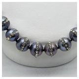 Sterling Silver, Freshwater Pearl Necklace