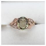 14K Rose Gold, Zultanite Diamond Ring