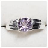 Sterling Silver, Amethyst Ring