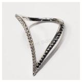Sterling Silver, Onyx Ring