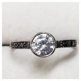 Sterling Silver, Cubic Zirconia Ring
