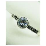 Sterling Silver, Cubic Zirconia Ring