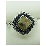 Silver, Labradorite Ring
