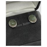 Sterling Silver, Rutilated Quartz Earrings