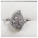 Sterling Silver, Cubic Zirconia Ring