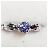Sterling Silver, Tanzanite Ring