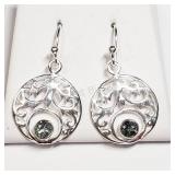 Sterling Silver, Mystic Topaz Earrings