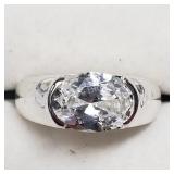 Sterling Silver, Cubic Zirconia Ring