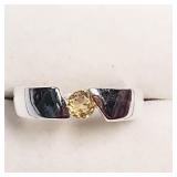 Sterling Silver, Citrine Ring