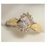 10K Yellow Gold, Diamond Ring