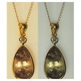 10K Zultani Diamond Necklace
