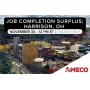 From Harrison, OH: Job Completion Surplus by AMECO