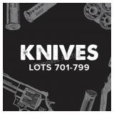 Knives Lots 701-799