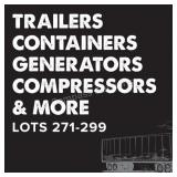 Trailers, Generators & More - Lots 271-299