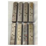 (8) Uzi Magazines; 25 Rounds