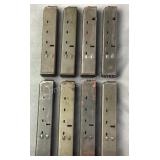 (8) Uzi Magazines; 25 Rounds