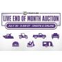 LIVE July End of Month Auction