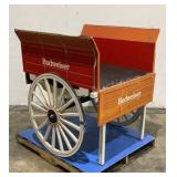 Wooden Beer Display Wagon