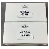 (100) Rnds Reloaded 40 S&W Ammo