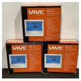 (3) Vive Thermostats TP-S-855C