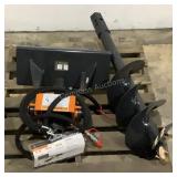 Wolverine Auger Mini Skid Steer Attachment MAD-12-