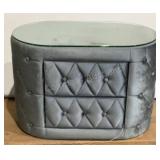 Crown Mark Night Stand w/ Glass Top