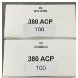 (100) Rnds Reloaded 380 ACP Ammo
