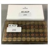 (100) Rnds Assorted Reloaded 45 ACP Ammo