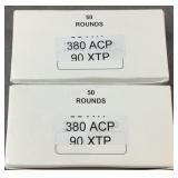 (100) Rnds Reloaded 380 ACP Ammo