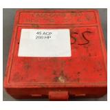 (100) Rnds Reloaded 45 ACP Ammo