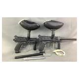 (2) JT Outcast Paintball Markers & Accessories