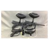 (3) JT Outcast Paintball Markers & Accessories